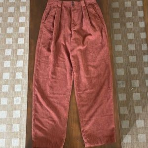 Madewell Corduroy high rise tapered pant